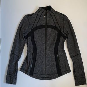 Lululemon Black Gray Define Jacket Size 8